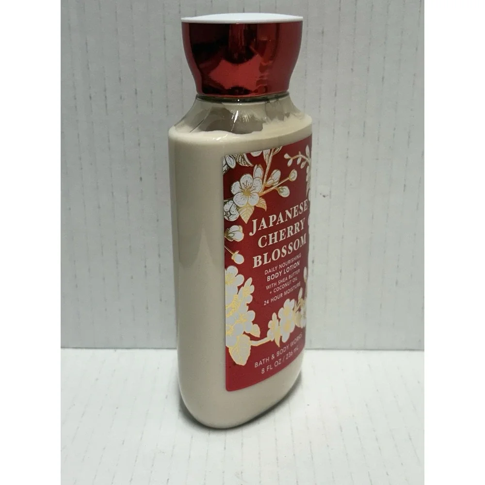 Bath & Body Works Japanese Cherry Blossom Daily Nourishing Body Lotion 8 oz. NEW
